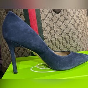 Sam Edelman - HAZEL NAVY BLUE SUEDE PUMPS - NIB- SZ10M